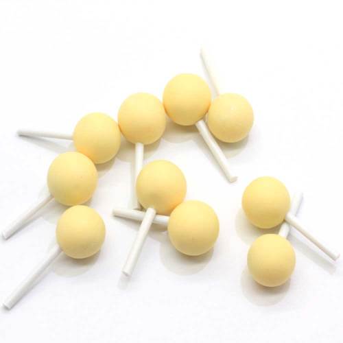 100pcs Cute Lollipop Polymer Clay Simulation Candy Cute Colorful Hot Selling for Birthday Cake Party Wall Desk Decoration DIY