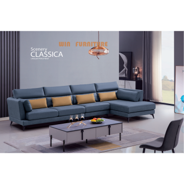 Мебель для гостиной L-образный угловой диван из ткани