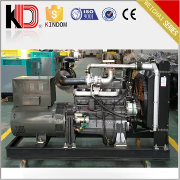 40HP weifang engine k4100d with brushless alternator 30kva soundproof generator
