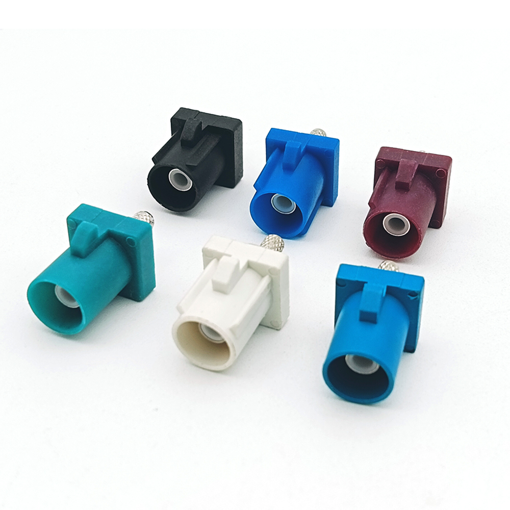 Straight Short Fakra Male Plug Crimp Cable Connector