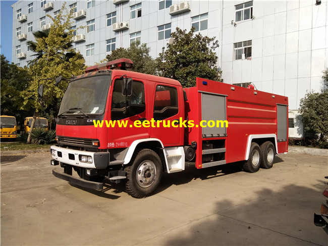 6x4 Fire Fighting Foam Trucks