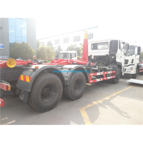 Caminhão de lixo Dongfeng 6x4 hooklift