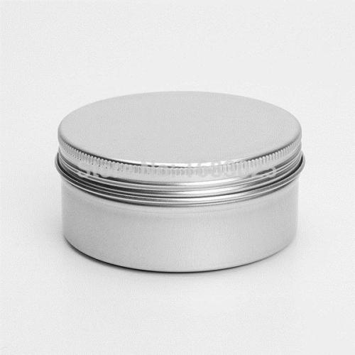 6pcs/lot 100ml Empty Aluminium Cosmetic Pot Lip Balm Jar Tin Containers Screw Lid for Cream Ointment Hand Cream Storage