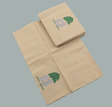 Unbleached brown napkins for hotels