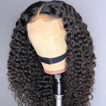 Wholesale Human Hair 4x4 5x5 Full HD Lace Frontal Closure Wig Vendor Raw Brazilian Virgin Human Hair Kinky Curly Lace Front Wig