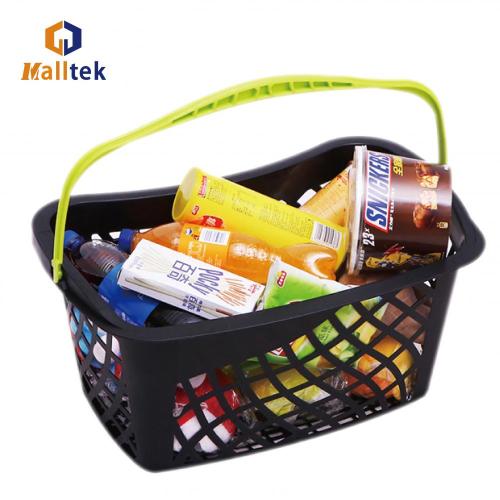 Portable store colorful plastic shopping basket