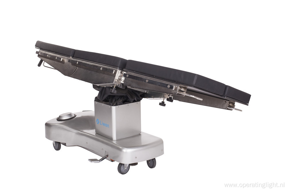 Manual hydraulic operating table stainless steel