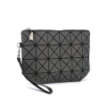 Vente chaude Lumineuse Holographique Petit Portable Poignée Plat Poignée Pochette PU Sac Cosmétique pour filles