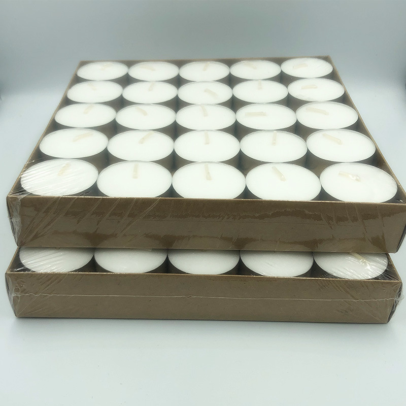 Дубай Прыватны этыкетка Белы парафін 18 г свечкі