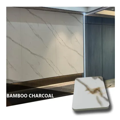 Custom Metal Veneer Bamboo Charcoal Wood Integrated Board - Wood Veneer Carbon Crystal Wall Panel