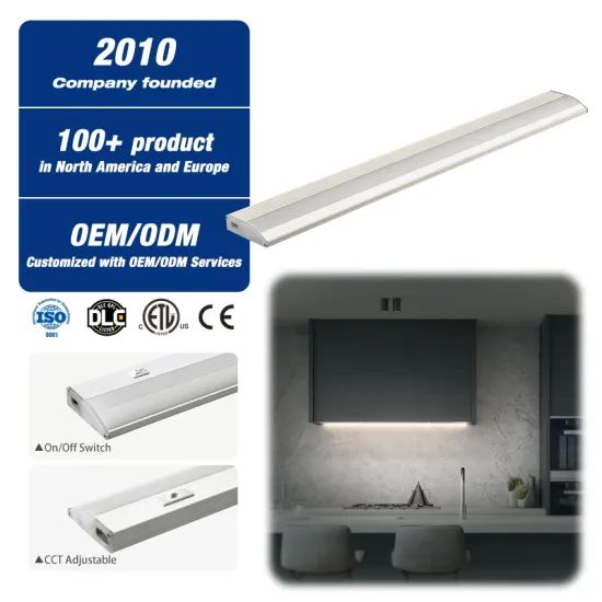 ETL Listed 1ft 2ft 7W LED Under Cabinet Lighting for Wardrobe