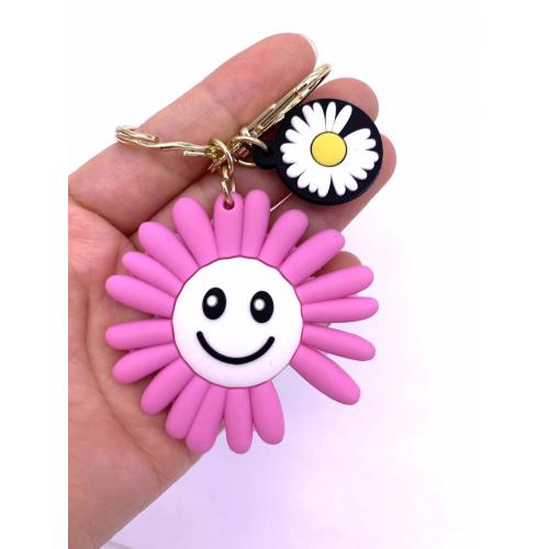 Custom Flower PVC Keychains