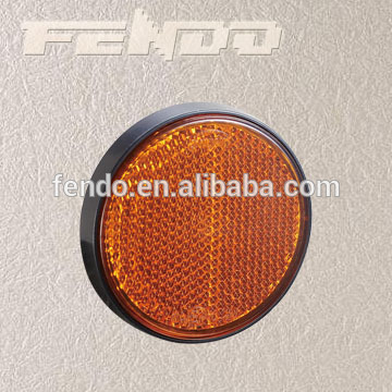 E4 Amber Round Truck Trailer Safety Reflectors