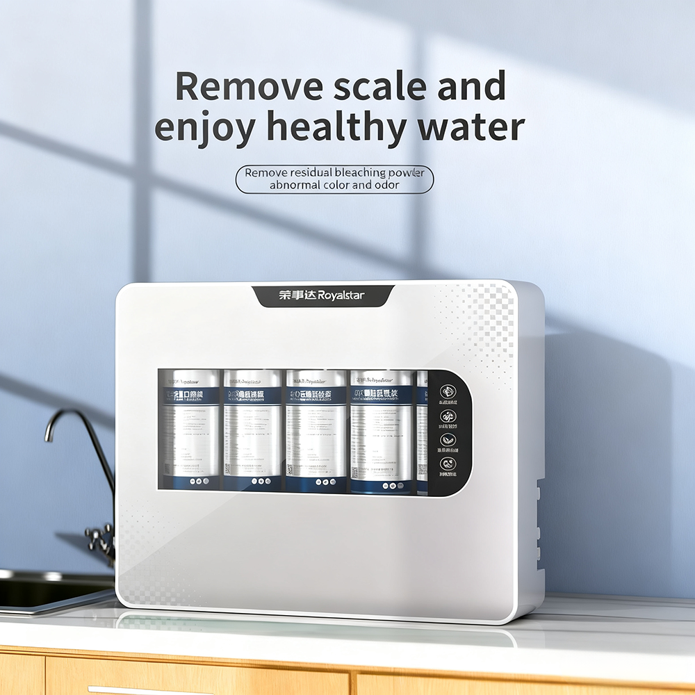 Silver 5-Stage Water Filter with Clear Window