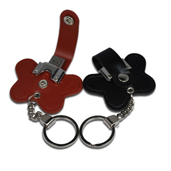 Leather Butterfly USB Disk Flash Memory Stick Thumb Drive