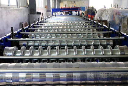 corrugated tile forming machine
