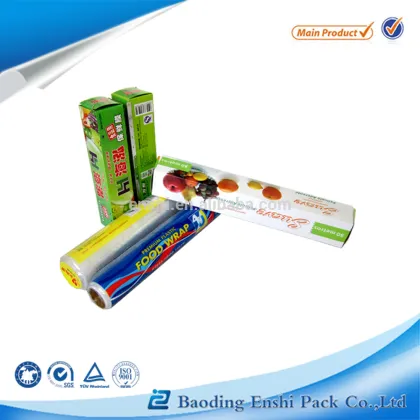 plastic PE food packing film, cling film ,cling wrap
