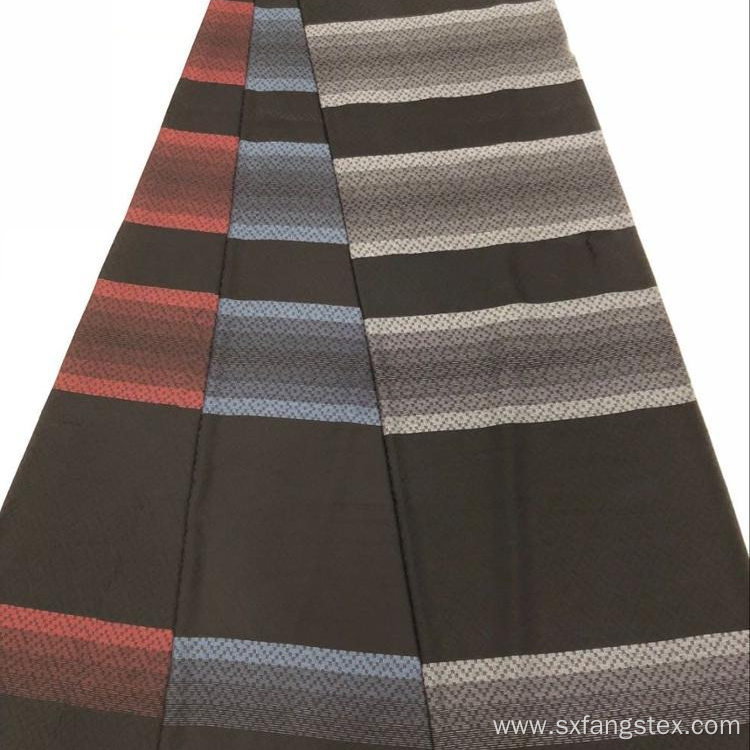 Polyester Stripe Dobby Jacquard Formal Black Abaya Fabric