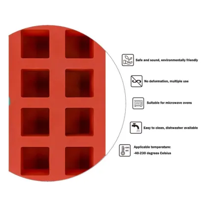 Silicone square chocolate cake Mold