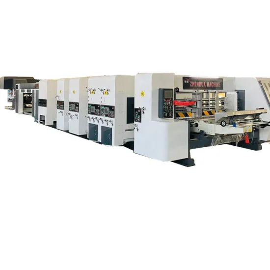 China Factory Price Corrugated Carton Box Printer Machine with Slotted and Die-Cutter for Carton Production