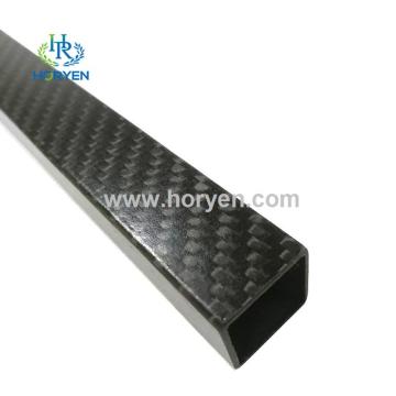 High strength custom size square carbon fiber tubing