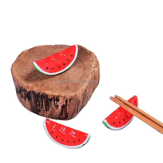 C4030 Zakka Japanese Home Decoration: Ceramic Chopstick Rests for Fruit