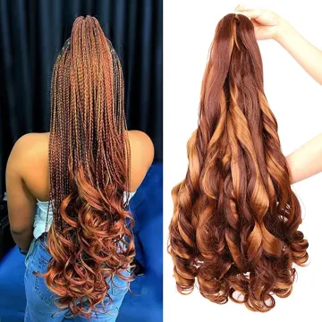 Vivian Hair: Tangle-Free Loose Wave French Curl Extensions - Silky, Wavy Meches & Spiral French Curls for Braiding