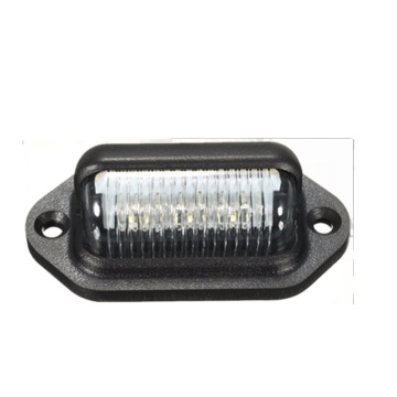 10-30V 3 LED White License Light for Truck, Trailer, Car, Caravan