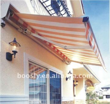 retractable awing /gazebo adjustable motorized outdoor awning
