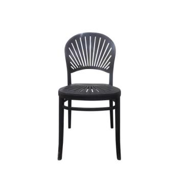 Krzesło na zewnątrz krzesło ogrodowe plastikowe wypoczynek W410*D525*H855 mm plastikowe krzesło