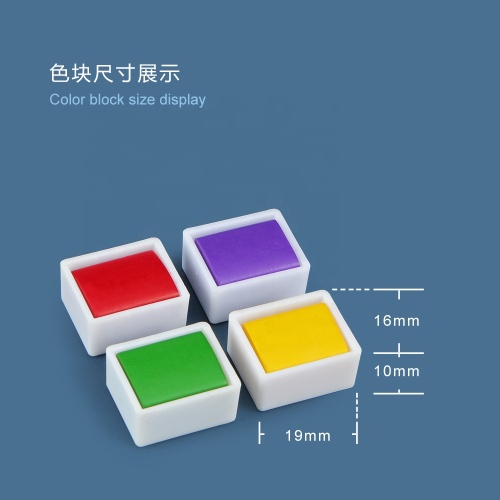 12 Warna Profesional Solid Watercolor Half Pan Set