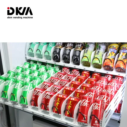 DKM Automatic Full Payment System: Combo Cold Drink Vending Machine for Foods and Drinks
