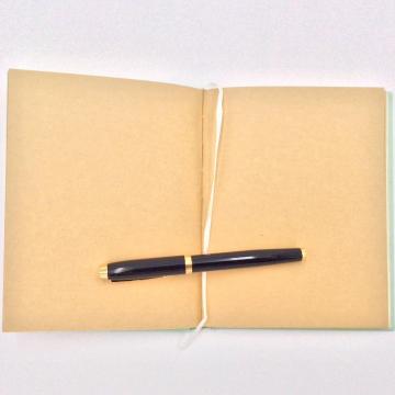 Paper plain notebook with graph