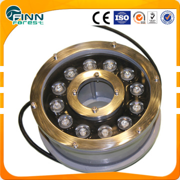 Diameter 180mm 12w 1'' full color change underwater led rgb fountain light