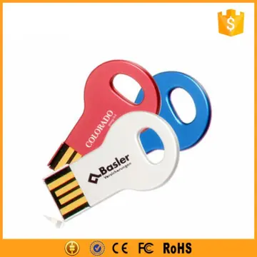 mini custom metal usb flash drive key shape