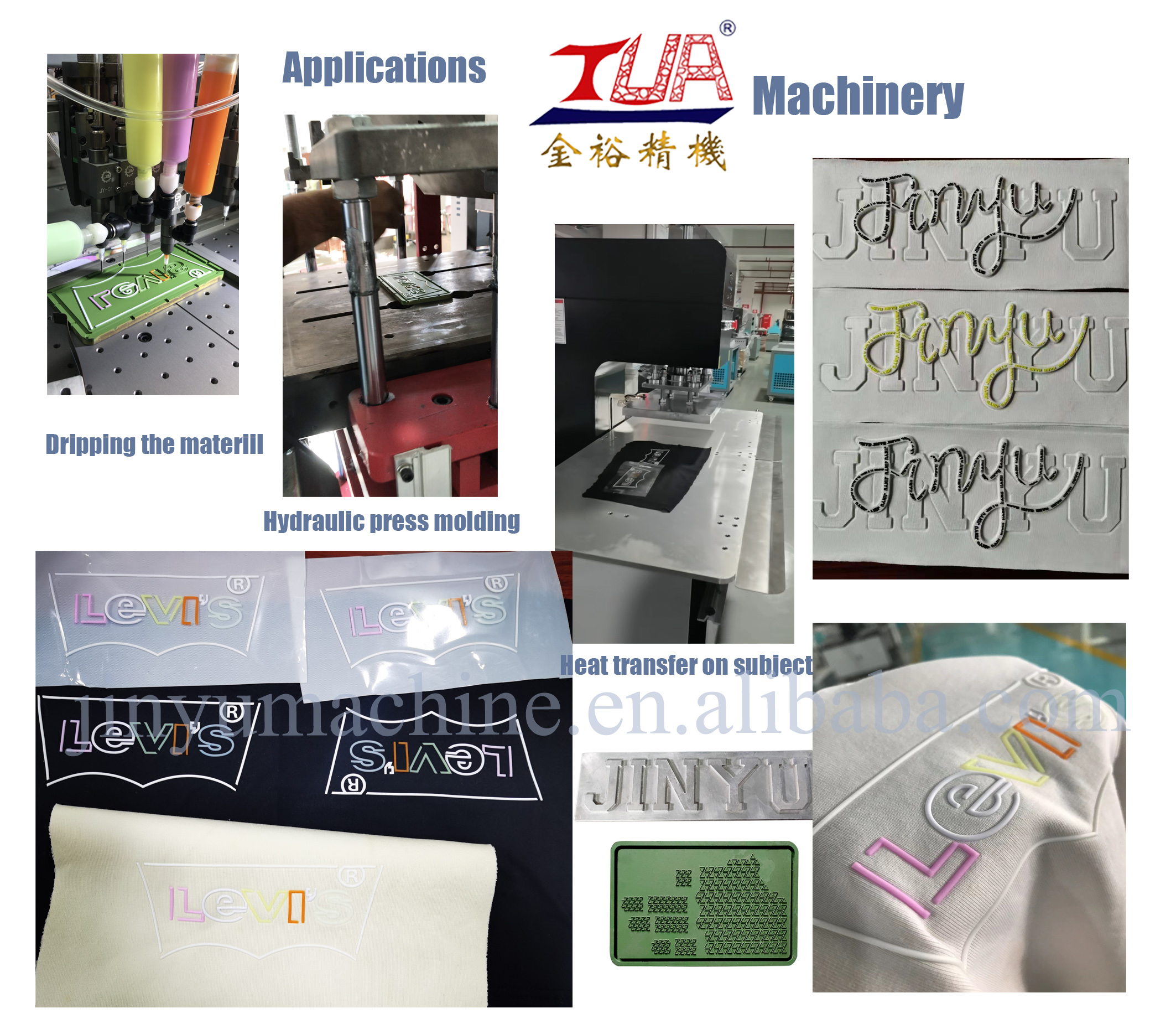 jinyu automatic embossing machine