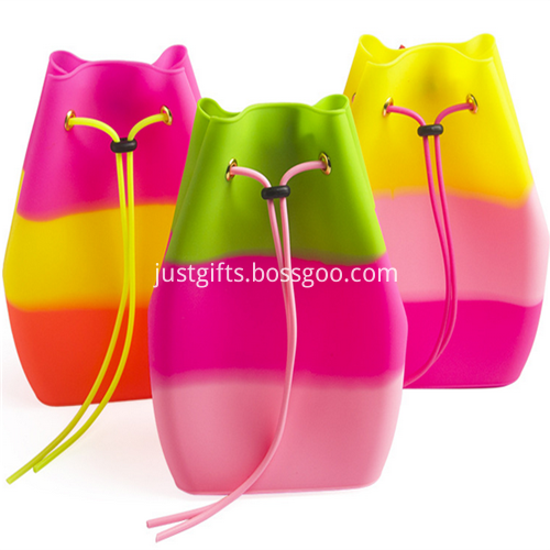 Promotional Candy Colors Silicone Backpack Bag for Kids 1