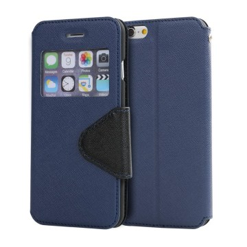 LZB pu leather flip custom design phone cover for Micromax Canvas Engageb A091