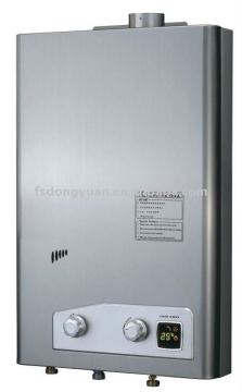 Energy saving gas geyser with natural gas