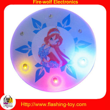 Oem High Power Flashing Badge With 2 Pcs Aaa Battery