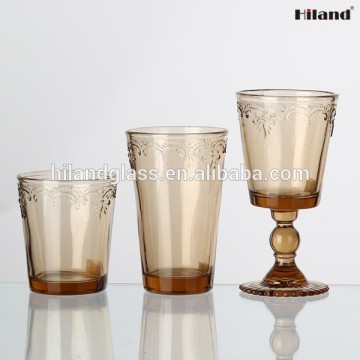 Wholesale colored drinking glass