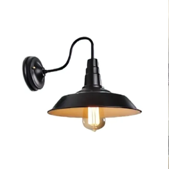 Modern Retro China Wall Sconce: Black Cage Light with Black Base Bracket - Ideal for Bedside or Aisle Indoor Lighting (WL0213)