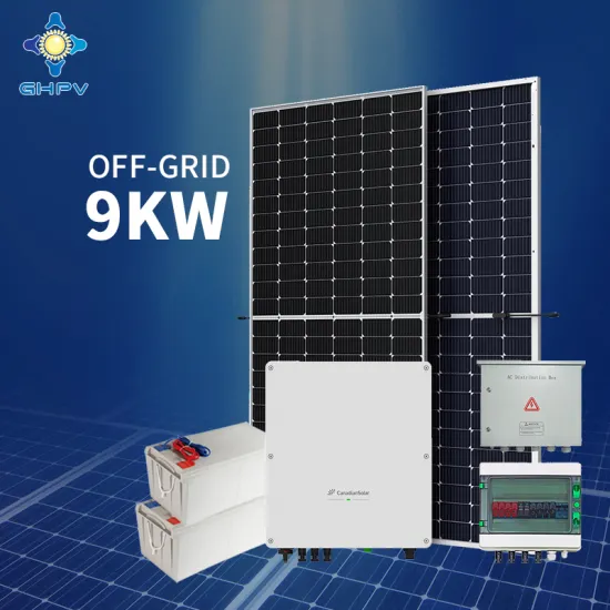 9kW GHPV Solar Panel Kit with Lithium Ion Batteries: Off-Grid 9000W Solar Energy System featuring Lifepo4 Battery Technology