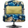 Convertible Sleeper Chair Fabric Single Sofa Bed