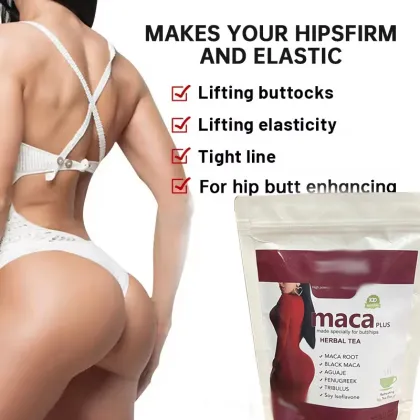 Natural Herbal Tea Blend: Butt Black Maca Fenugreek Booty Curve Maca Plus