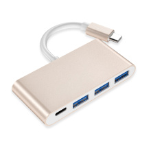 Usb-C Hub 4 في 1 مع شحن سريع