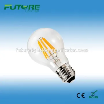 over 7years hot selling colorful 4W slim led filament bulb