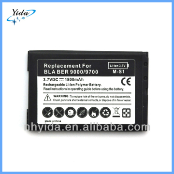 High Quality Cell Phone Battery For Blackberry 9000 9700 3.7V 1800mah
