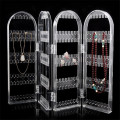 Clear Plastic Jewelry Earrings Rack Stand holder