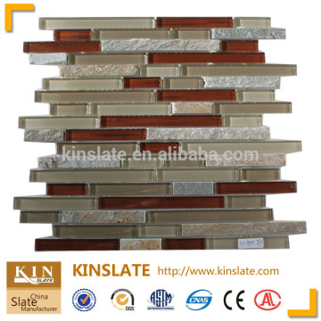 2015 New Design Hot Sale Cheap Marble Glass Mosaic Tile
